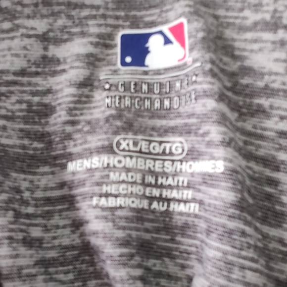 Miami Florida Marlins T Shirt XL MLB Gray Heather Single Sided MLB Official - Picture 3 of 3